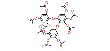 Hydroxytrifuhalol B nonaacetate